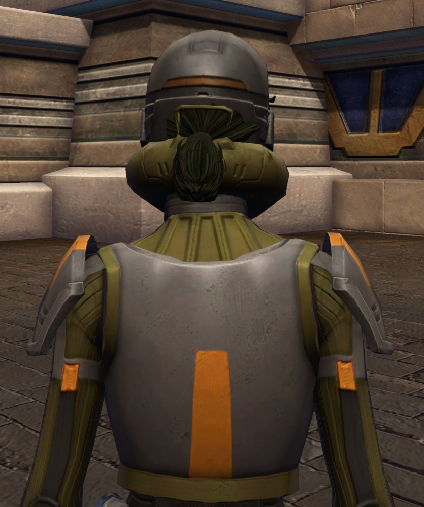 Strategist Armor Set detailed back view from Star Wars: The Old Republic.