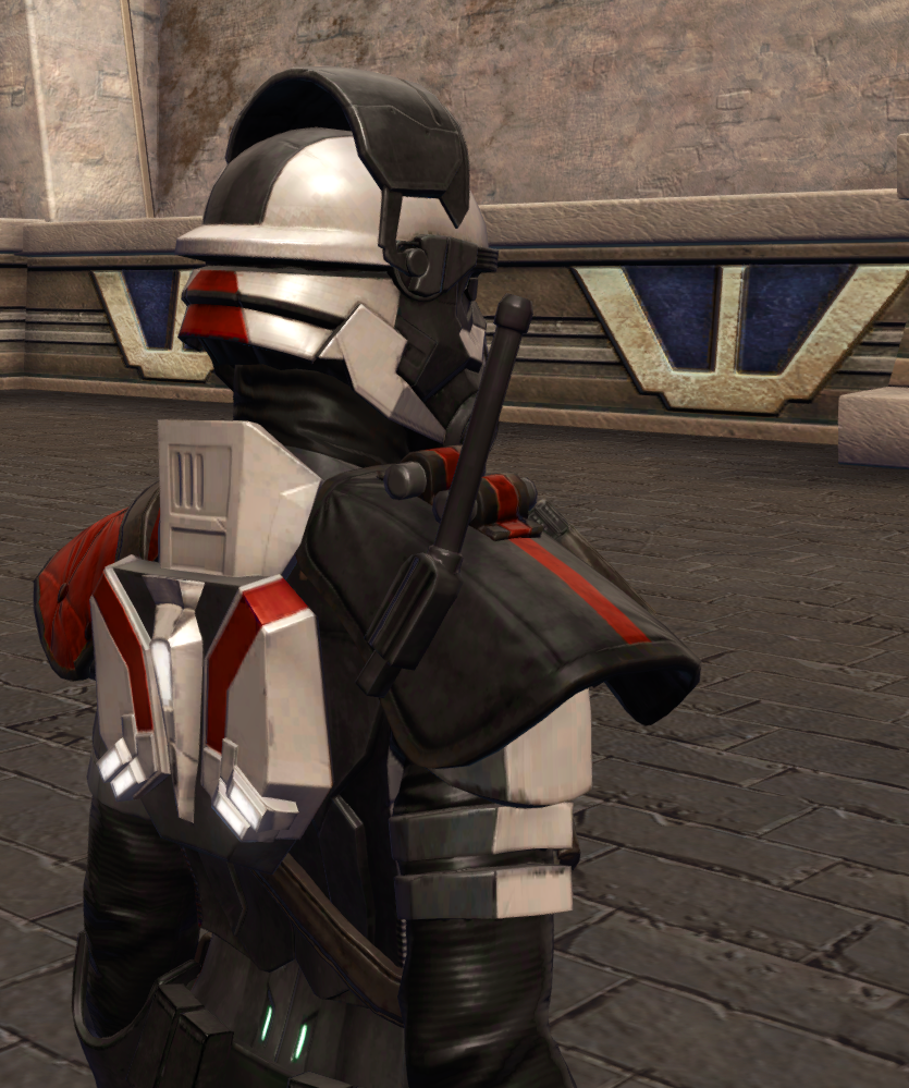 Tactical Ranger Armor Set detailed back view from Star Wars: The Old Republic.