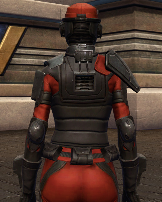 Tactician Armor Set Back from Star Wars: The Old Republic.