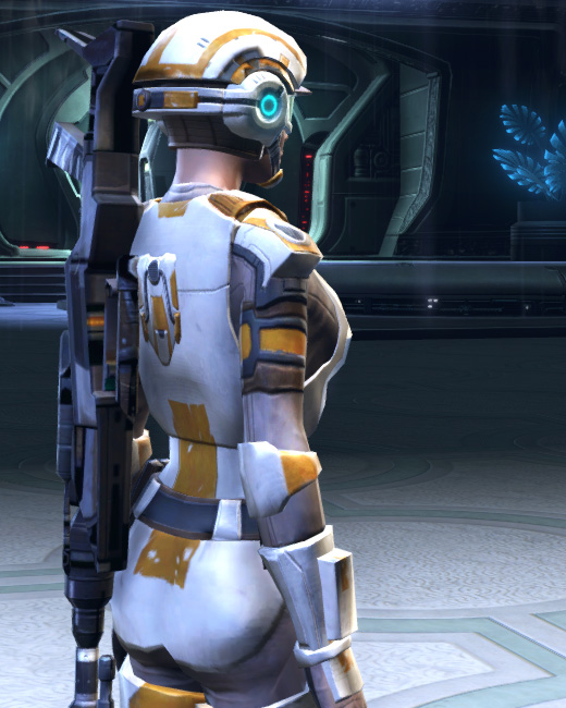 Tarisian Trooper Armor Set Back from Star Wars: The Old Republic.