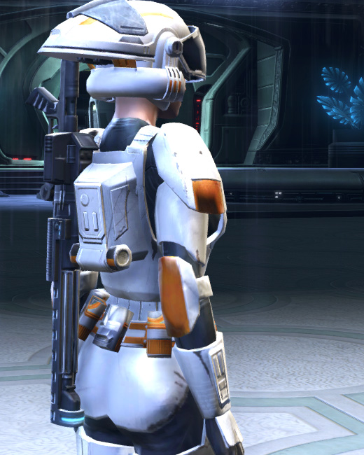 Tatooinian Trooper Armor Set Back from Star Wars: The Old Republic.