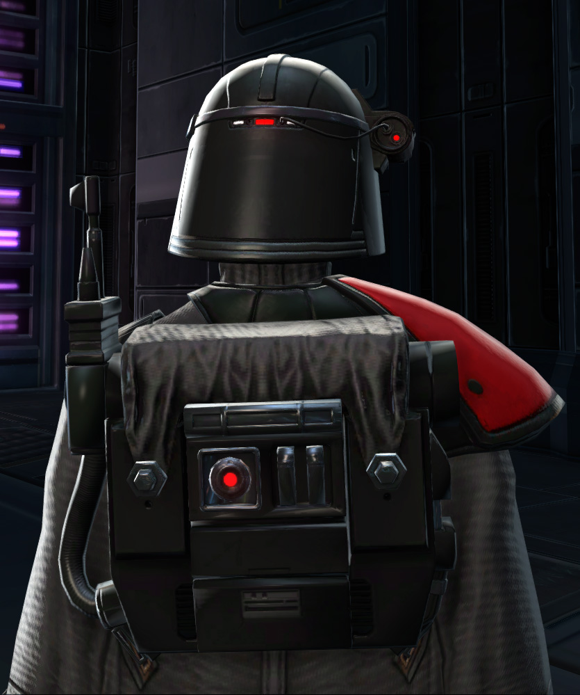 Tempest Warden Armor Set detailed back view from Star Wars: The Old Republic.