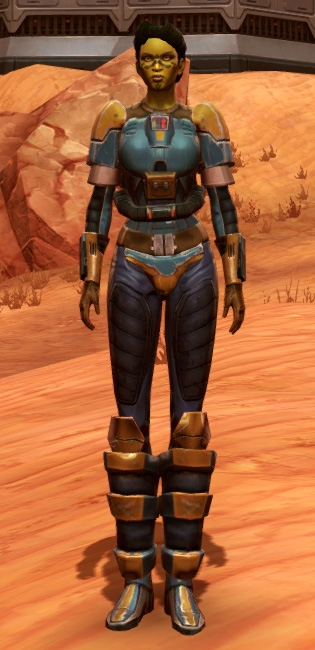 TH-07A Master Scoundrel Bracers (Imperial) Armor Set Outfit from Star Wars: The Old Republic.