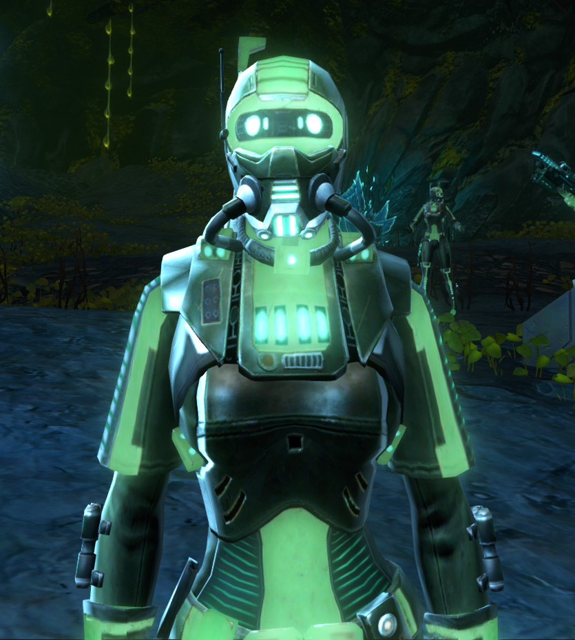 THORN Dark Vector (Green) Armor Set from Star Wars: The Old Republic.