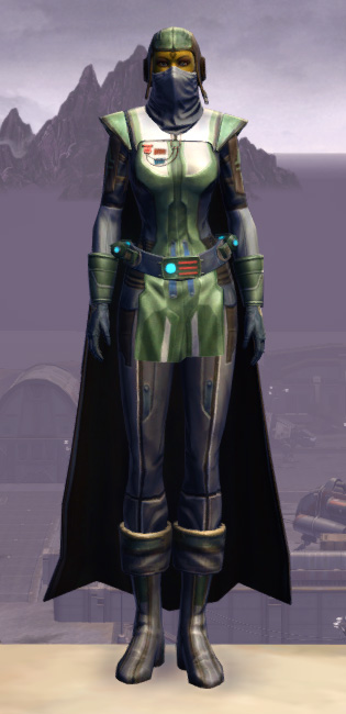 Titanium Onslaught Armor Set Outfit from Star Wars: The Old Republic.