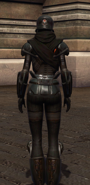 Tormented Armor Set player-view from Star Wars: The Old Republic.