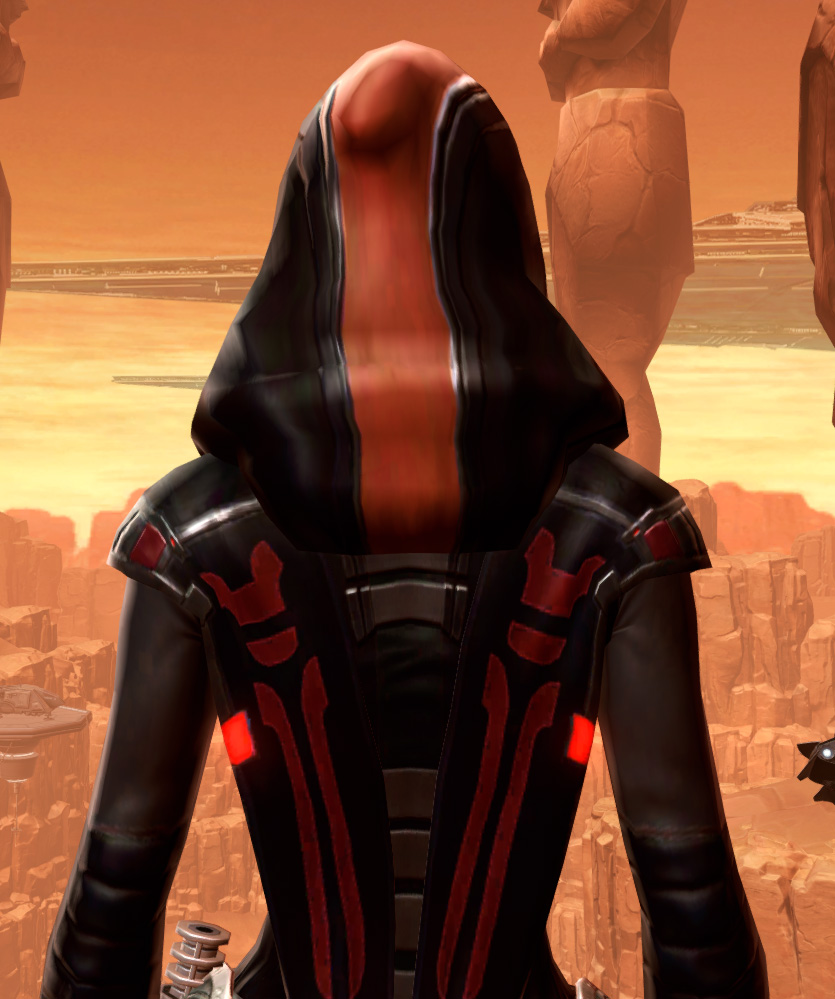 Traditional Nylite Armor Set detailed back view from Star Wars: The Old Republic.