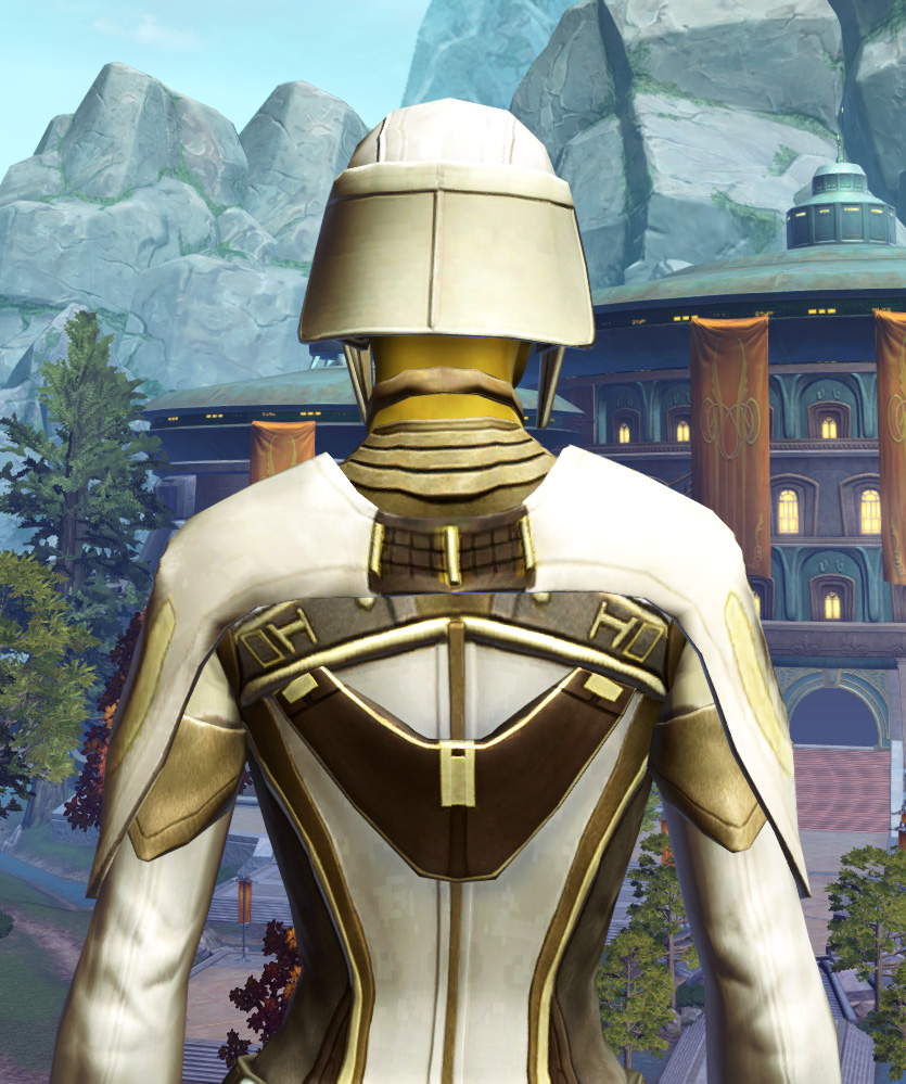 Traditional Thermoweave Armor Set detailed back view from Star Wars: The Old Republic.