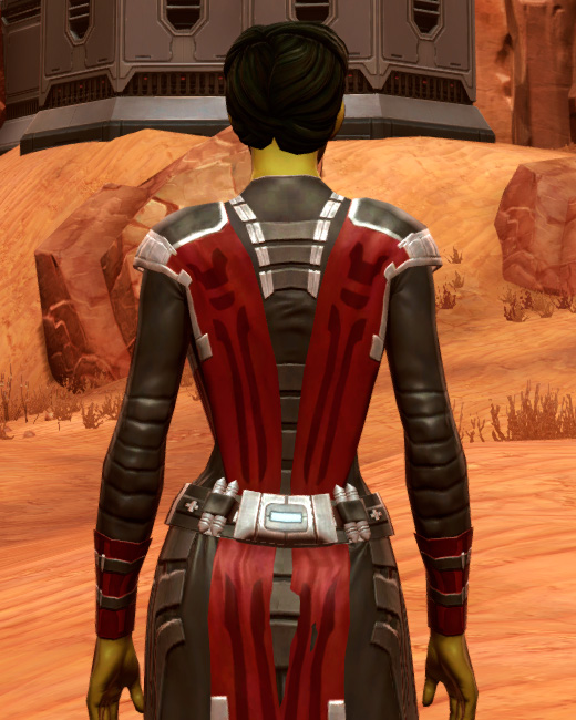 Traveler (Imperial) Armor Set Back from Star Wars: The Old Republic.