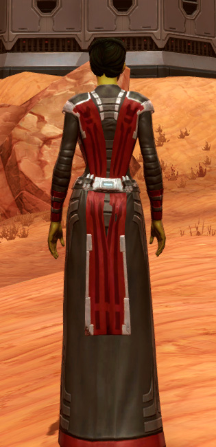 Traveler (Imperial) Armor Set player-view from Star Wars: The Old Republic.