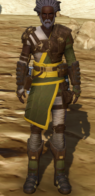 Tython Highlander Armor Set Outfit from Star Wars: The Old Republic.