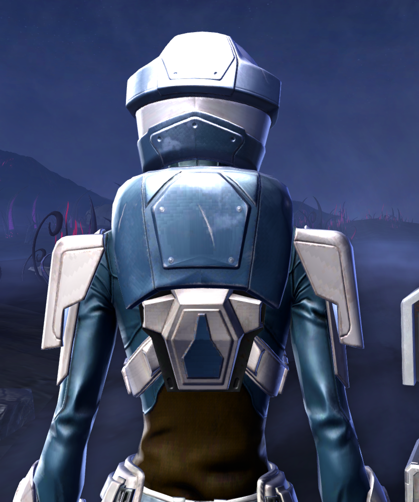 Umbaran Guardian Armor Set detailed back view from Star Wars: The Old Republic.