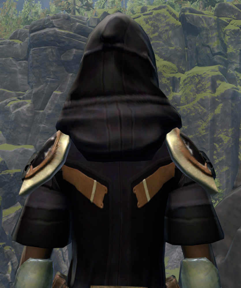Unburdened Champion Armor Set detailed back view from Star Wars: The Old Republic.