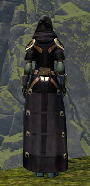 Unburdened Champion Armor Set player-view from Star Wars: The Old Republic.