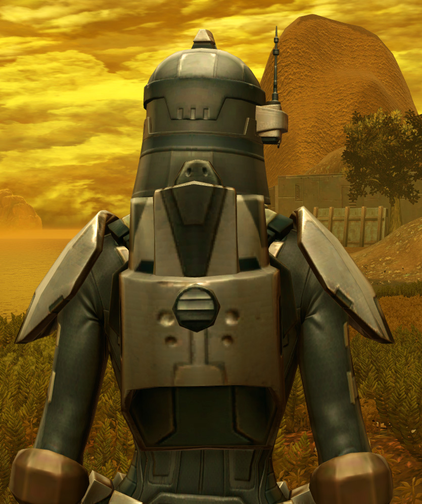 Underwater Adventurer Armor Set detailed back view from Star Wars: The Old Republic.
