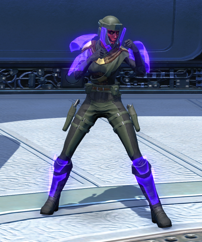 The Unyielding Protector when in a combat stance in SWTOR.