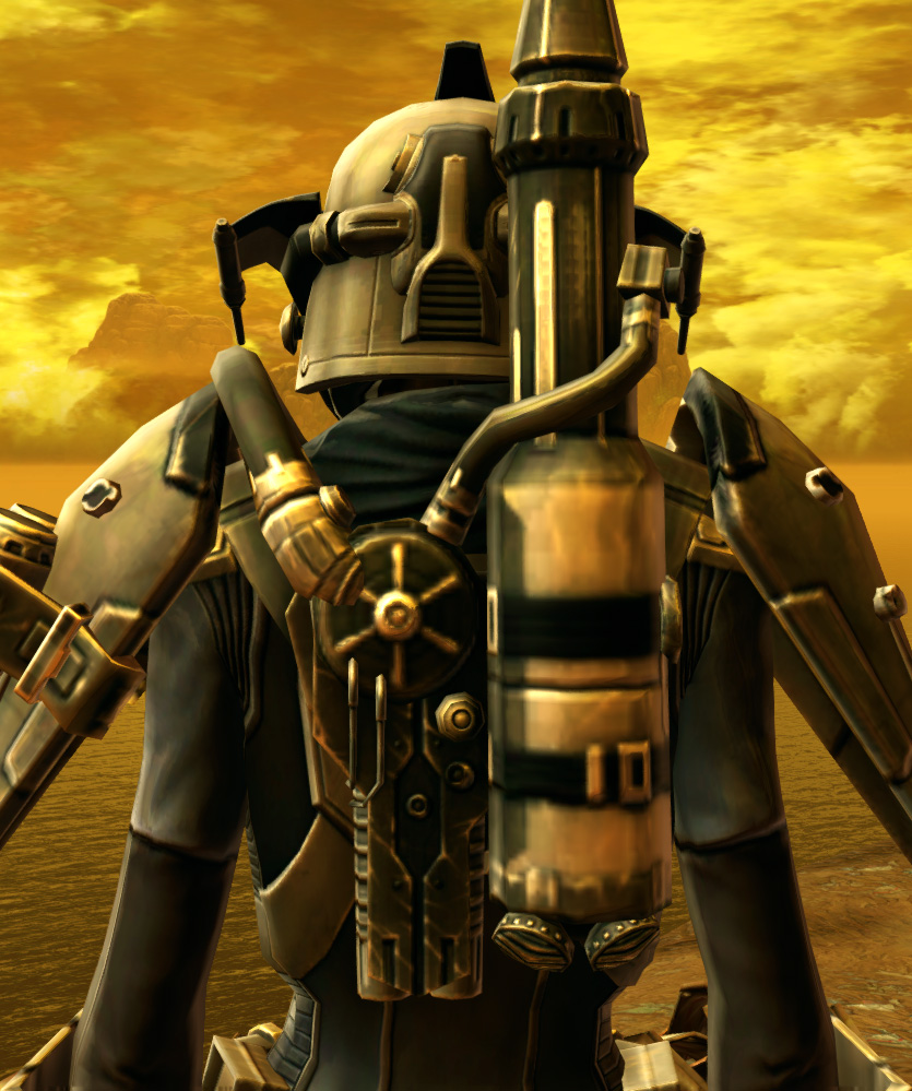 Vandinite Asylum Armor Set detailed back view from Star Wars: The Old Republic.