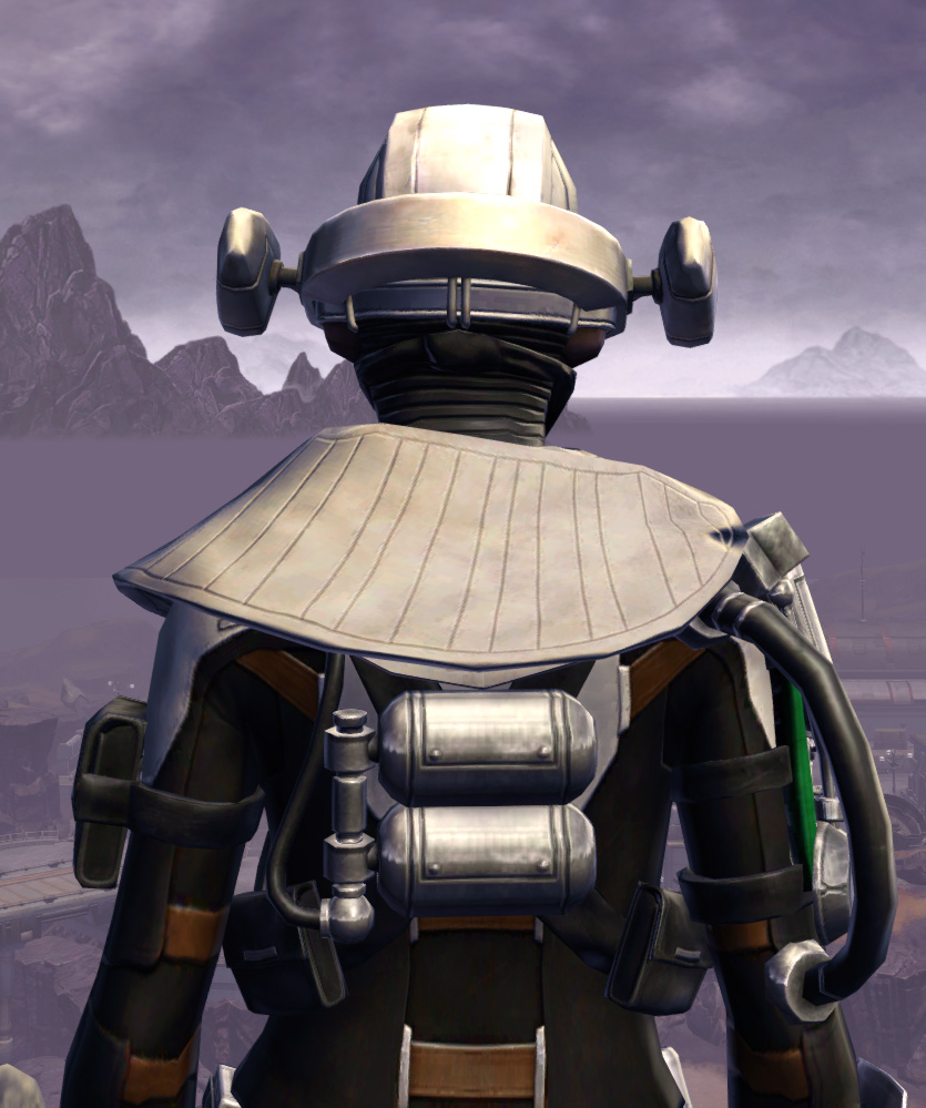 Vandinite Onslaught Armor Set detailed back view from Star Wars: The Old Republic.