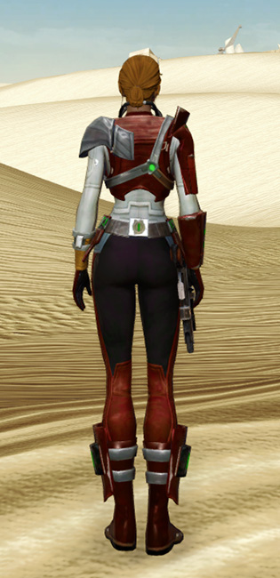 Voltaic Sleuth Armor Set player-view from Star Wars: The Old Republic.
