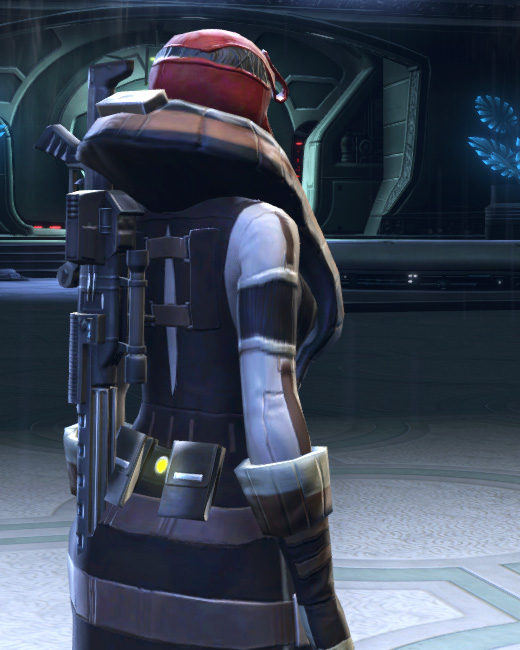 Voss Smuggler Armor Set Back from Star Wars: The Old Republic.