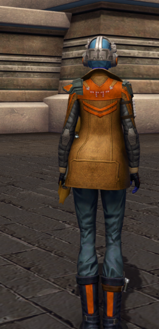 War-Forged MK-3 (Synthweaving) Armor Set player-view from Star Wars: The Old Republic.