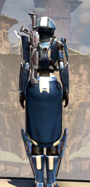 War Hero Combat Tech Armor Set player-view from Star Wars: The Old Republic.