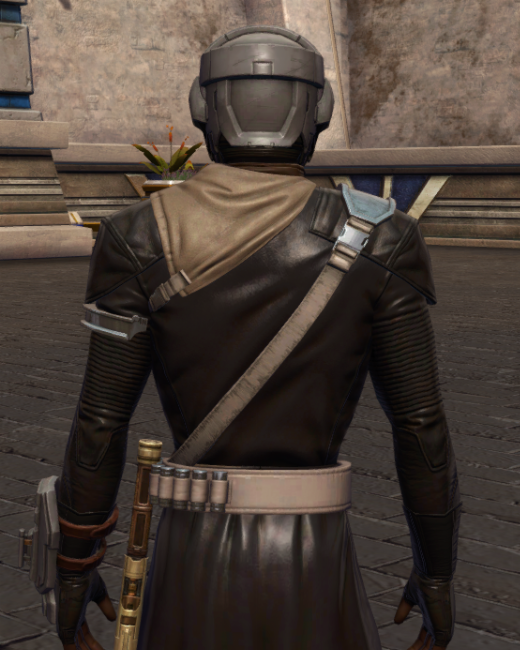 Wayward Voyager Armor Set Back from Star Wars: The Old Republic.