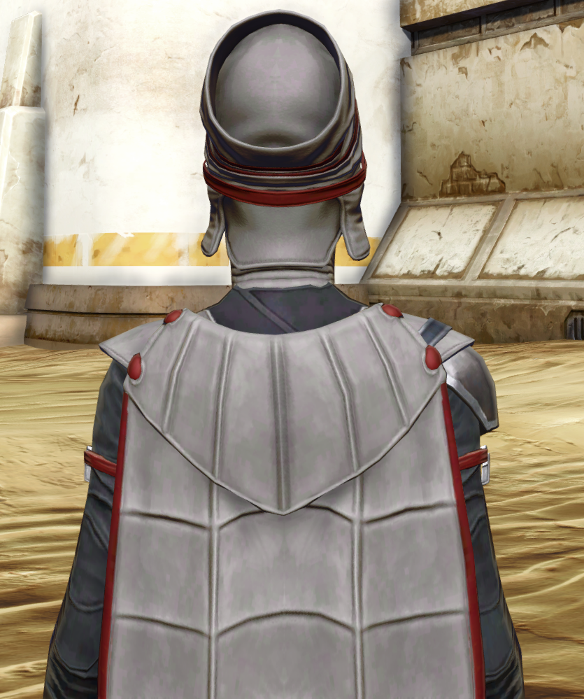 Wild Smuggler Armor Set detailed back view from Star Wars: The Old Republic.
