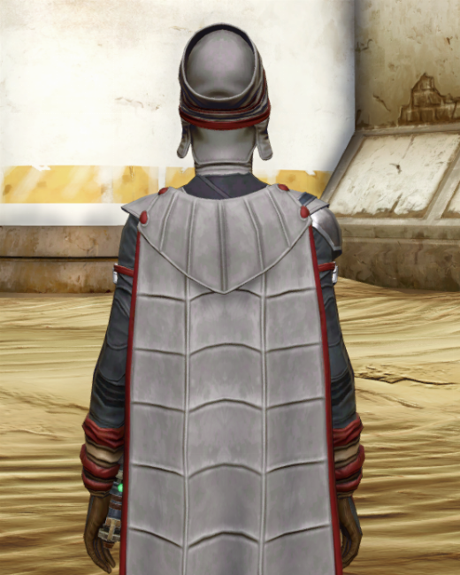 Wild Smuggler Armor Set Back from Star Wars: The Old Republic.