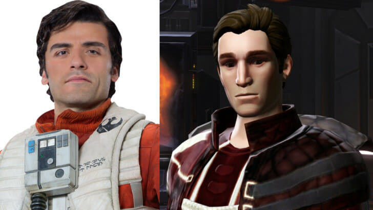 Poe Dameron (Pilot) SWTOR Outfit and Character Customization