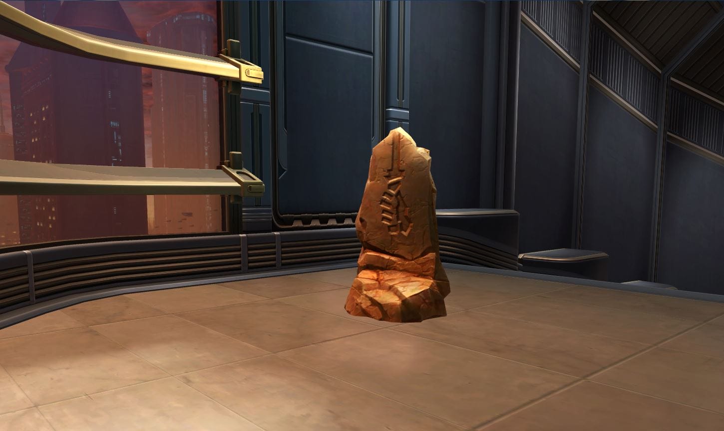 Jedi Knight Meditation Pillar