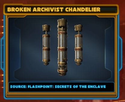 Broken Archivist Chandelier