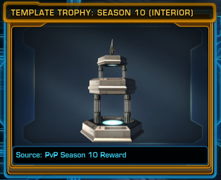 Template Trophy: Season 10