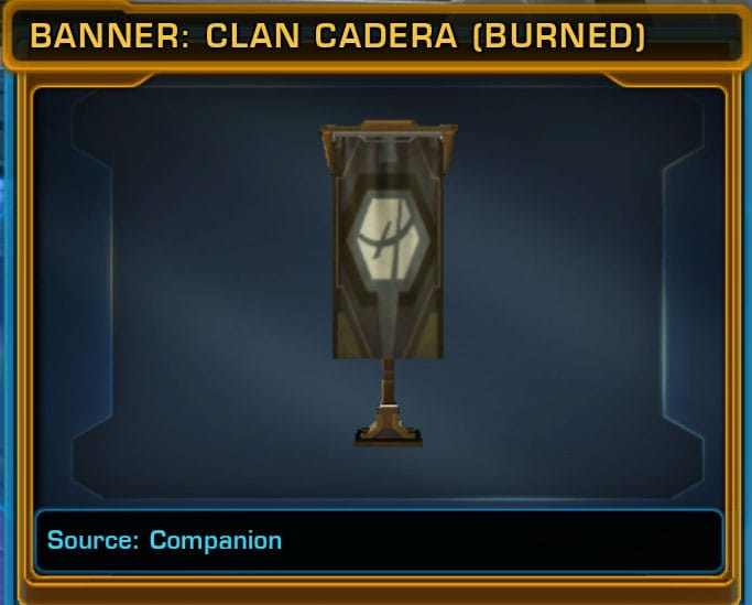 Banner: Clan Cadera (Burned)
