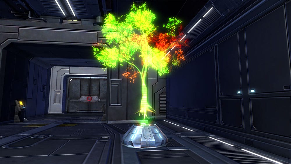 Holographic Tree (Green)
