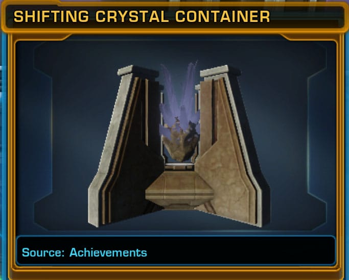 Shifting Crystal Container