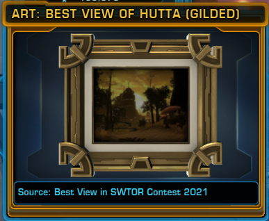 Art: Best View of Hutta (Gilded)