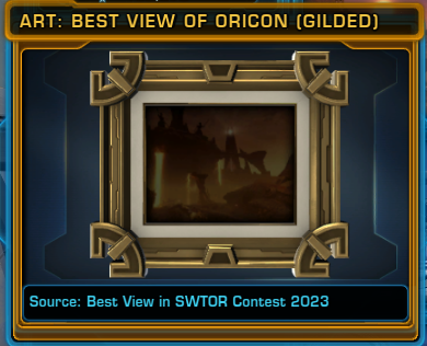 Art: Best View of Oricon (Gilded)