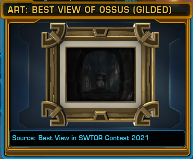 Art: Best View of Ossus (Gilded)