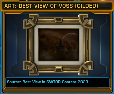 Art: Best View of Voss (Gilded)