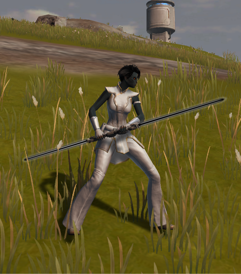 As an assassin with the Ordtech F7 Dualsaber