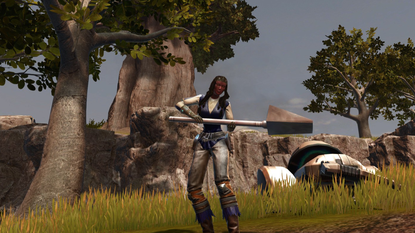 Emote: Shovel. Location: Dantooine, Biba Groves