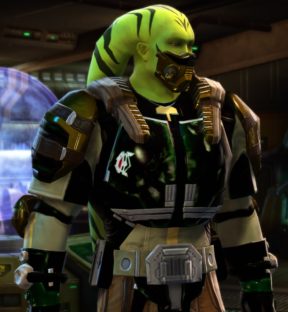 High resolution of my outfit at loading screen of SWTOR
