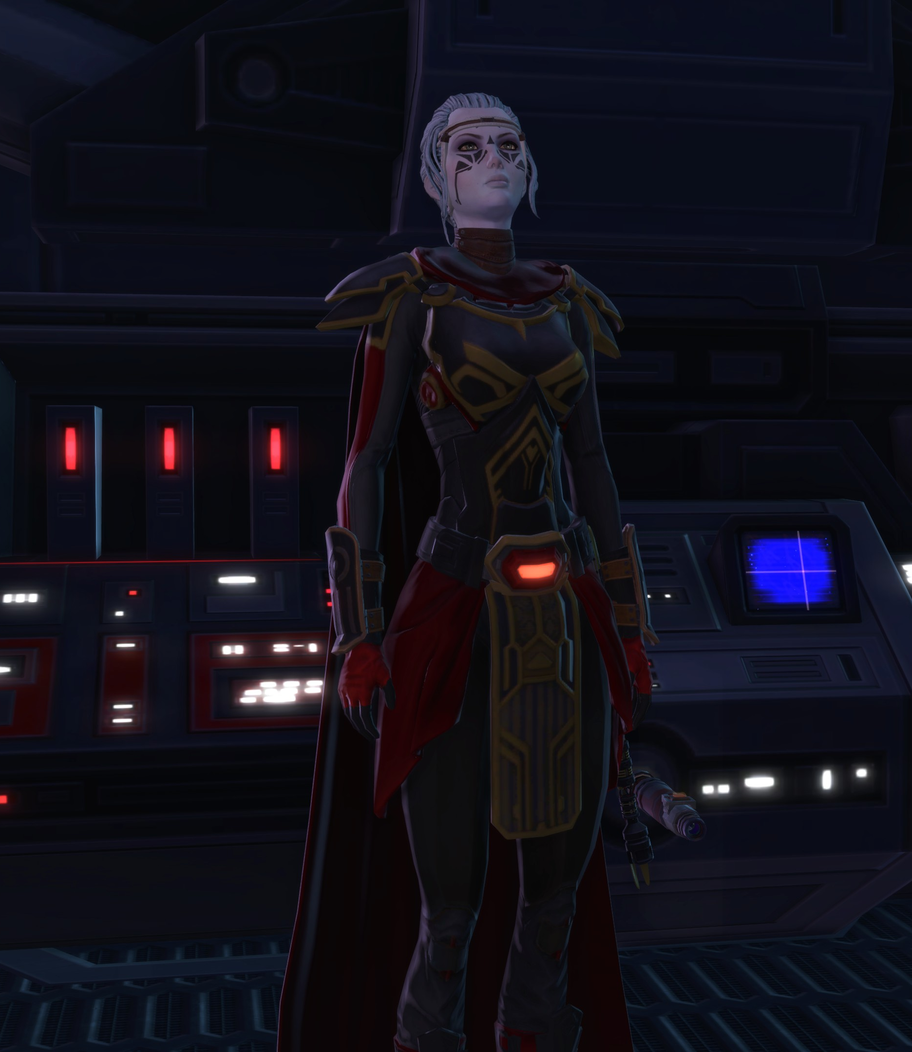 (Martial Pilgrim Circlet is not colour-matched to outfit in this image)