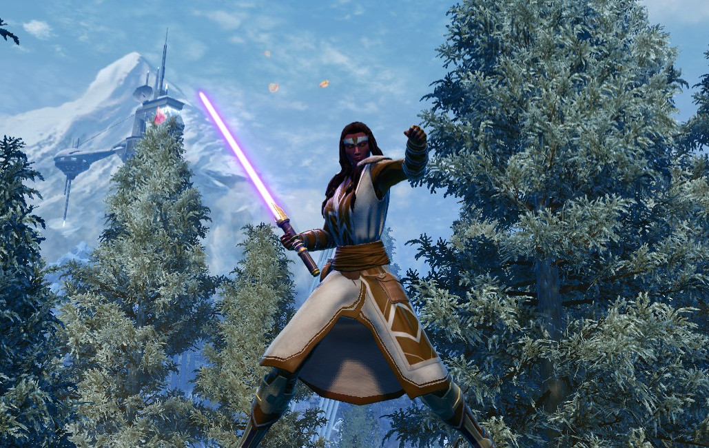 Emote: Punchdance w/ Saber-in-hand trick.