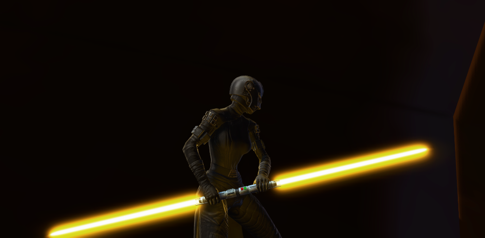 Fire Node / Wind Crystal Saberstaff