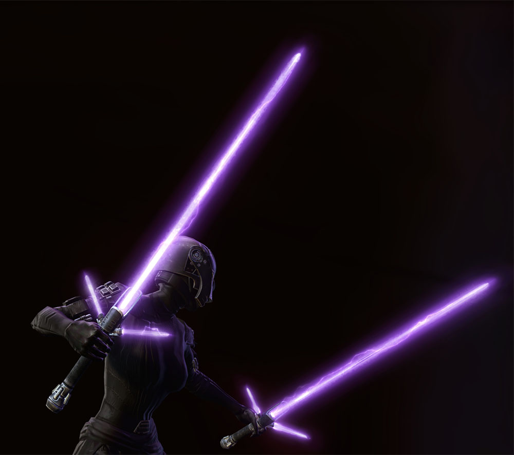 This is what the Dark Honor Guard's Unstable Lightsaber sounds like.